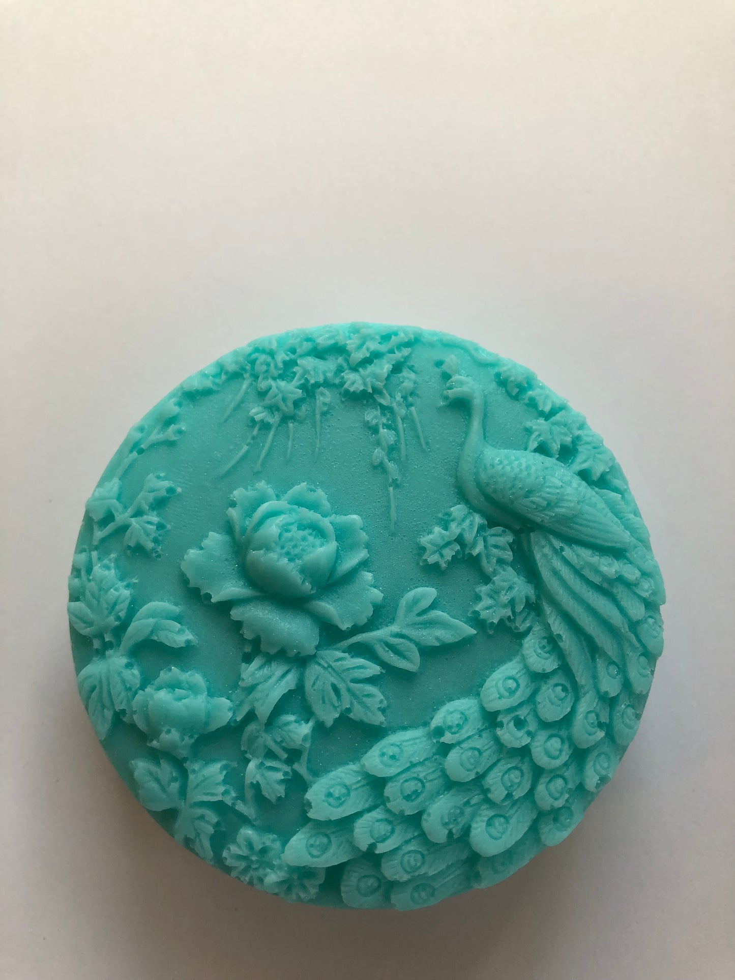 Round Peacock Soap
