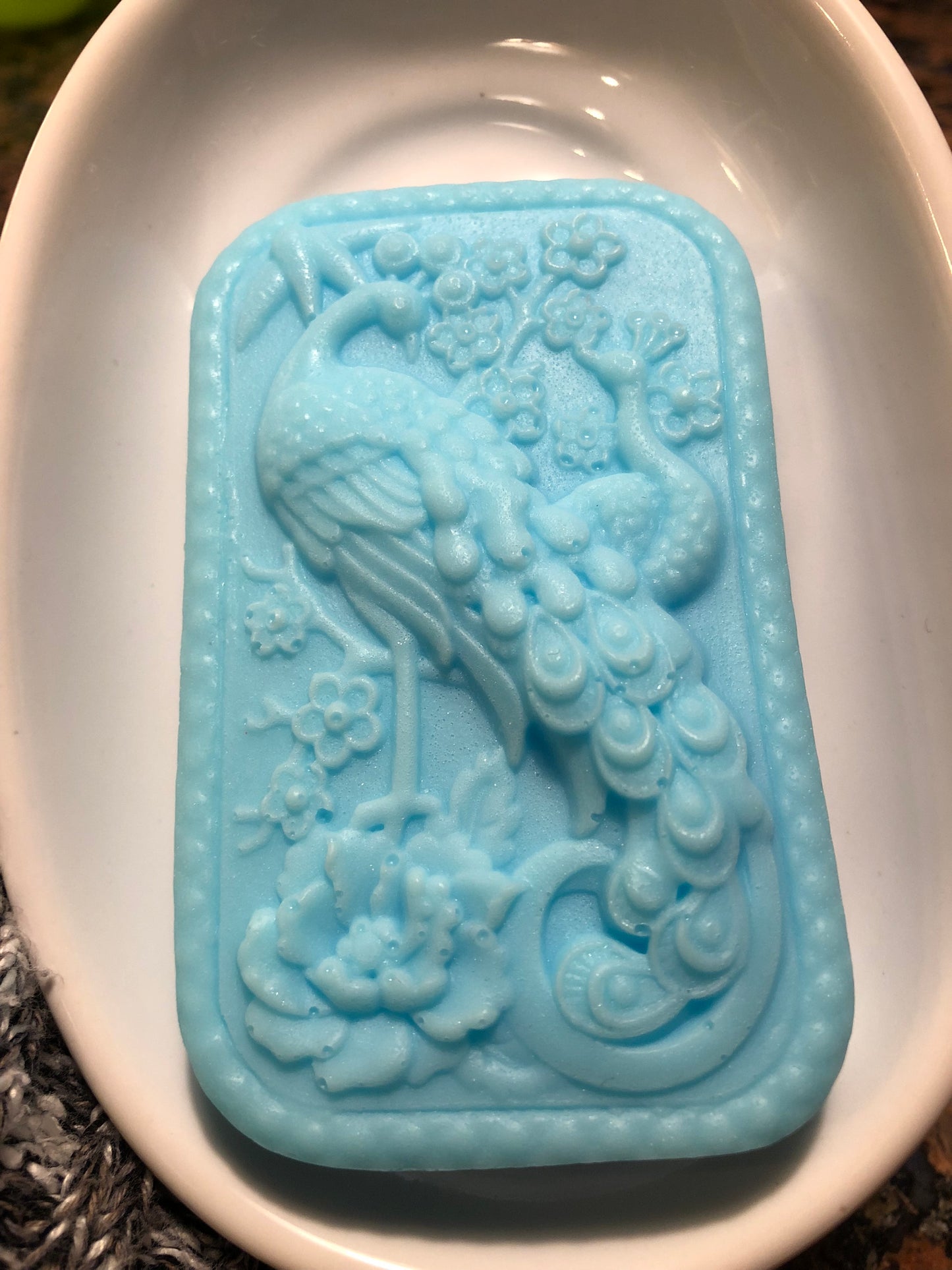 Rectangular Peacock Soap