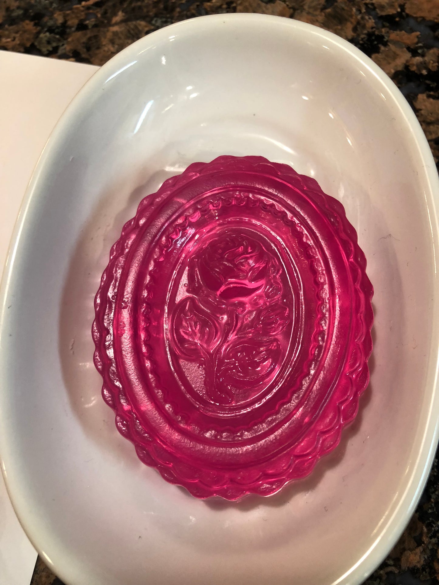 Oval Rose Soap