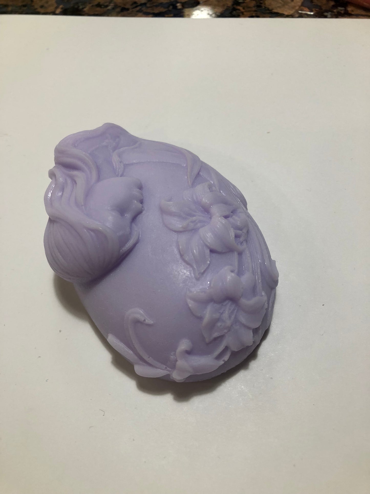 Oval Flower Fairy Soap