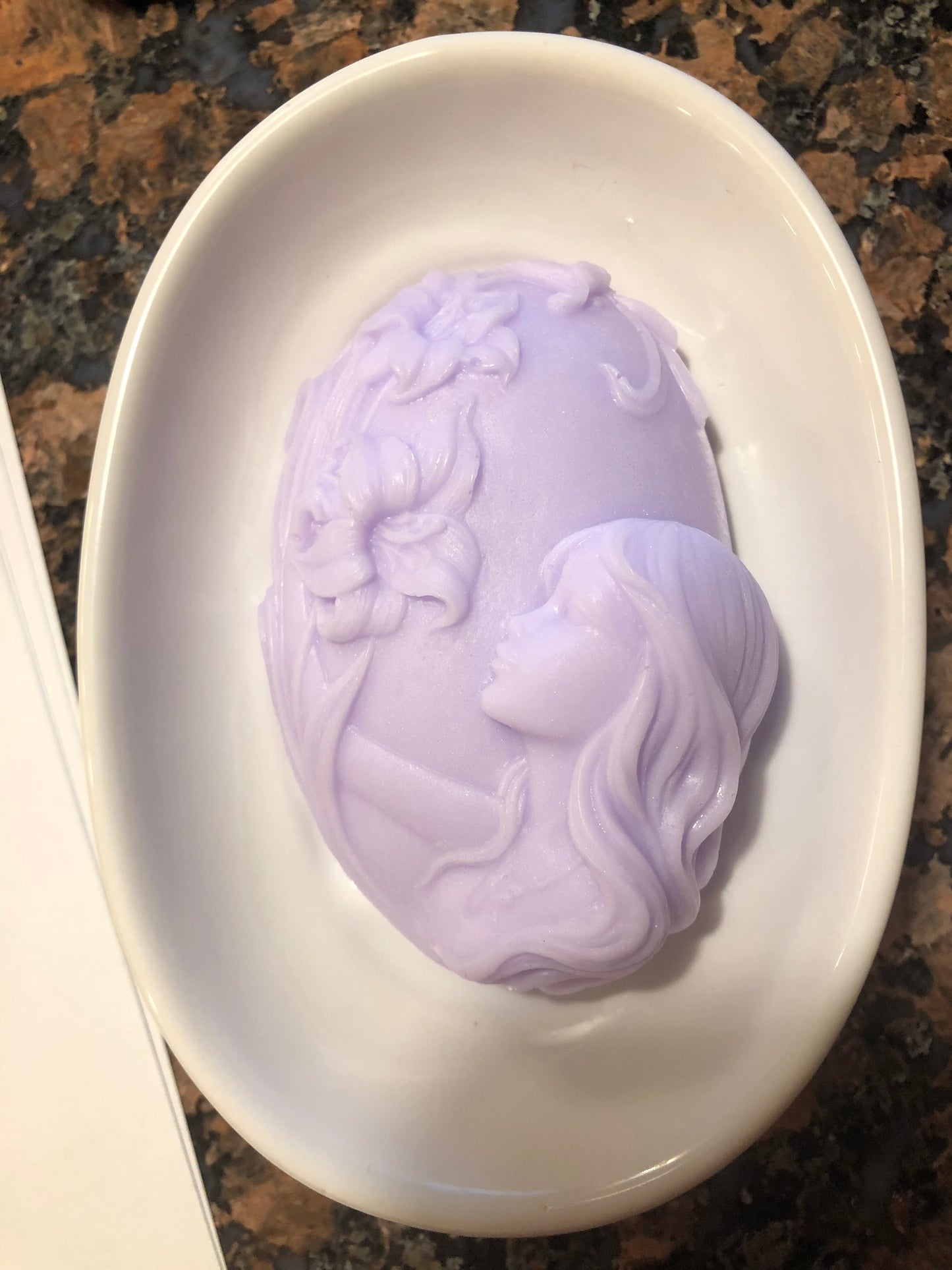 Oval Flower Fairy Soap