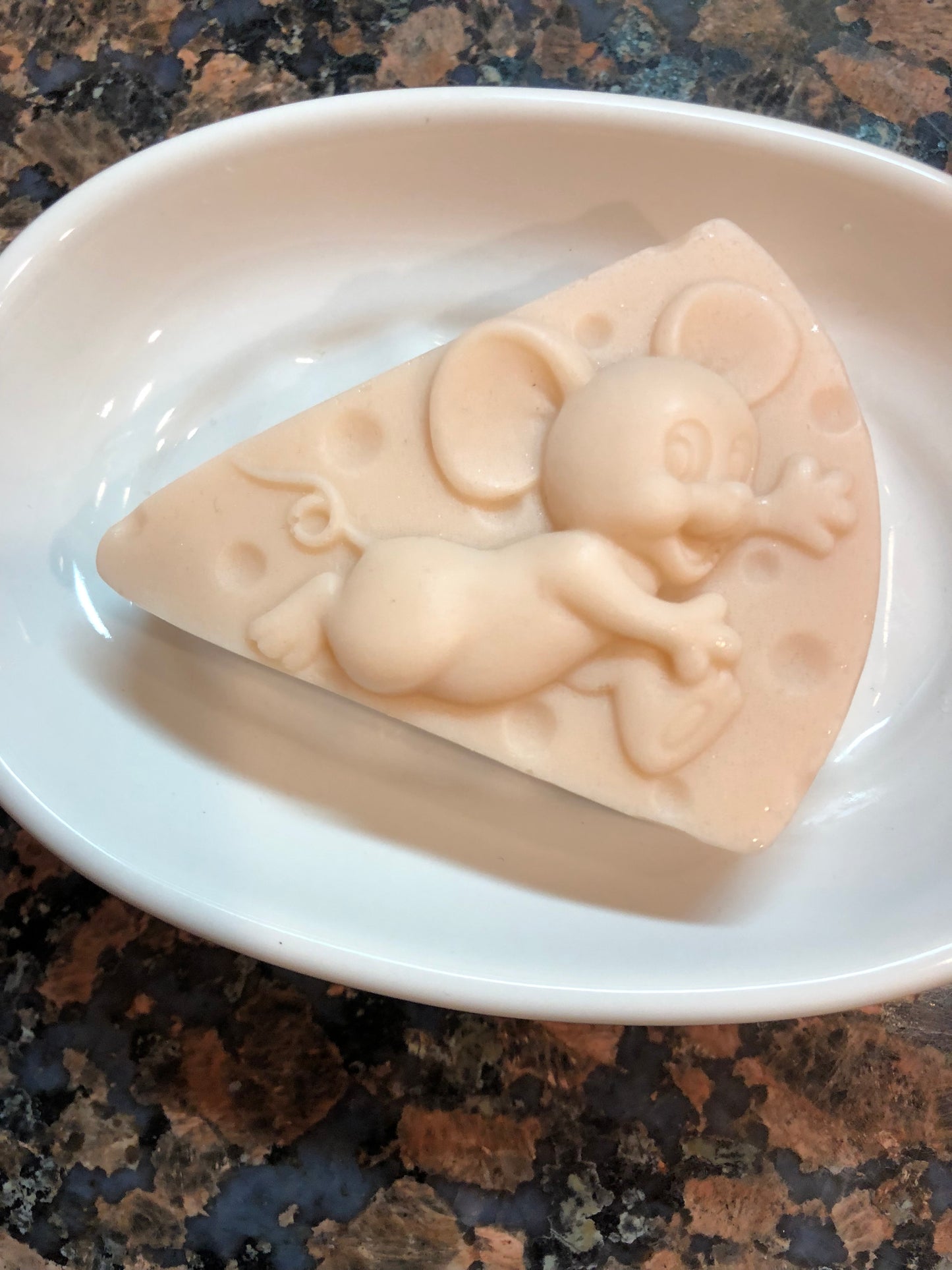 Mouse In A Slice Of Cheese Soap