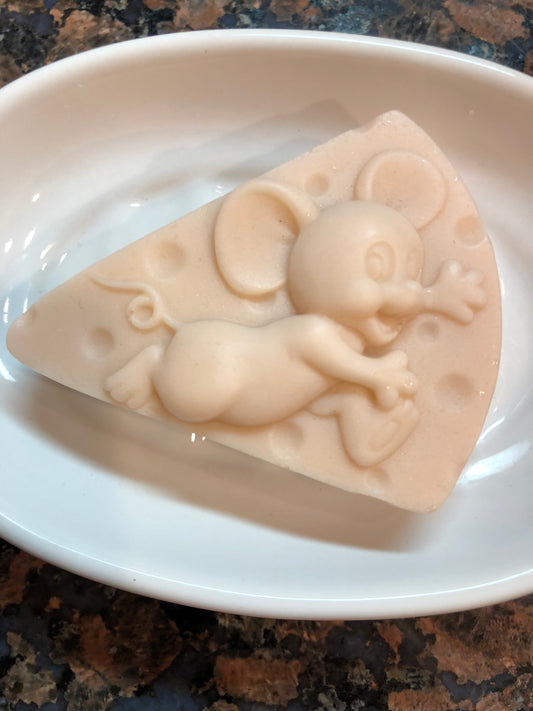 Mouse In A Slice Of Cheese Soap