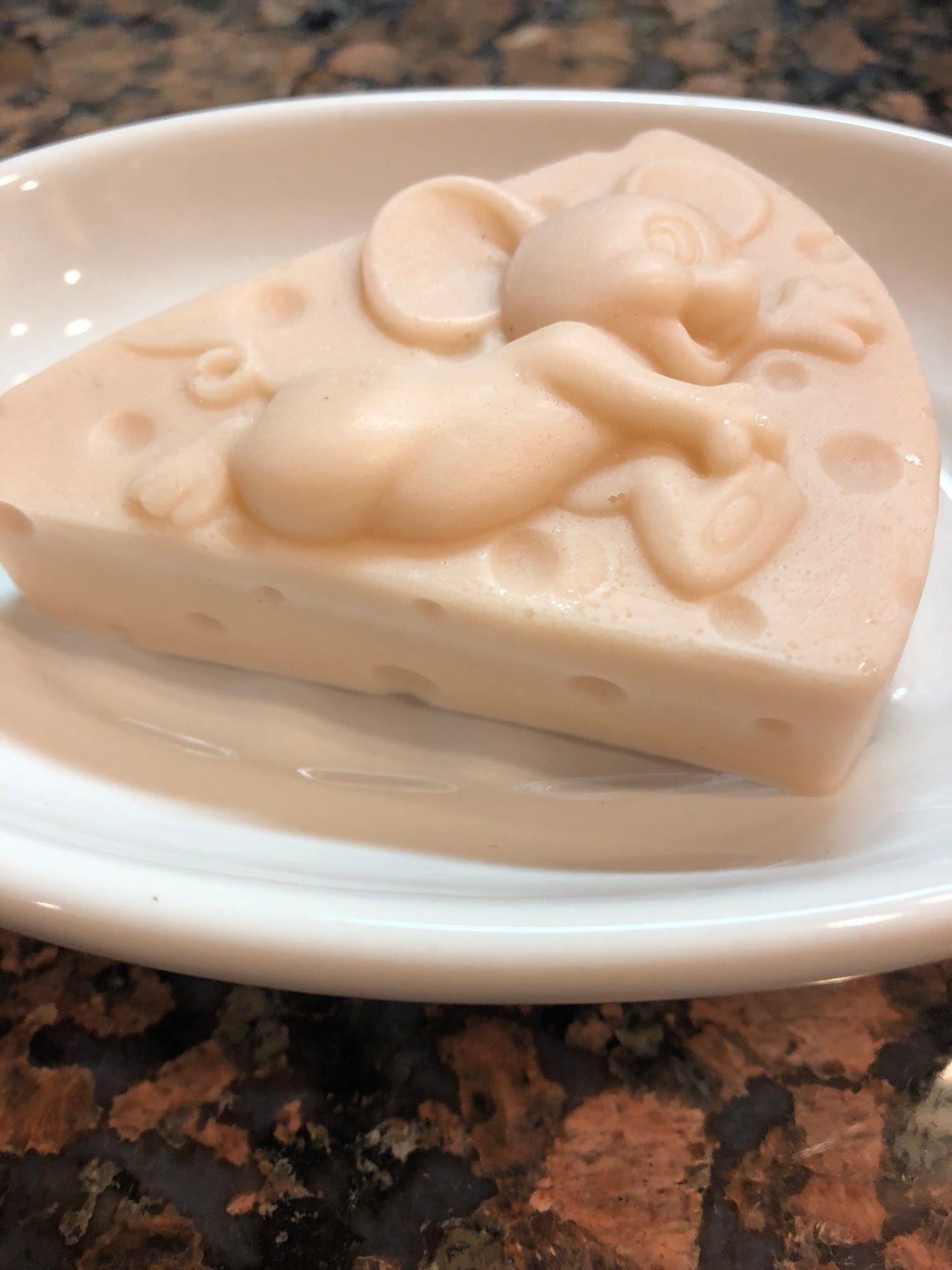 Mouse In A Slice Of Cheese Soap
