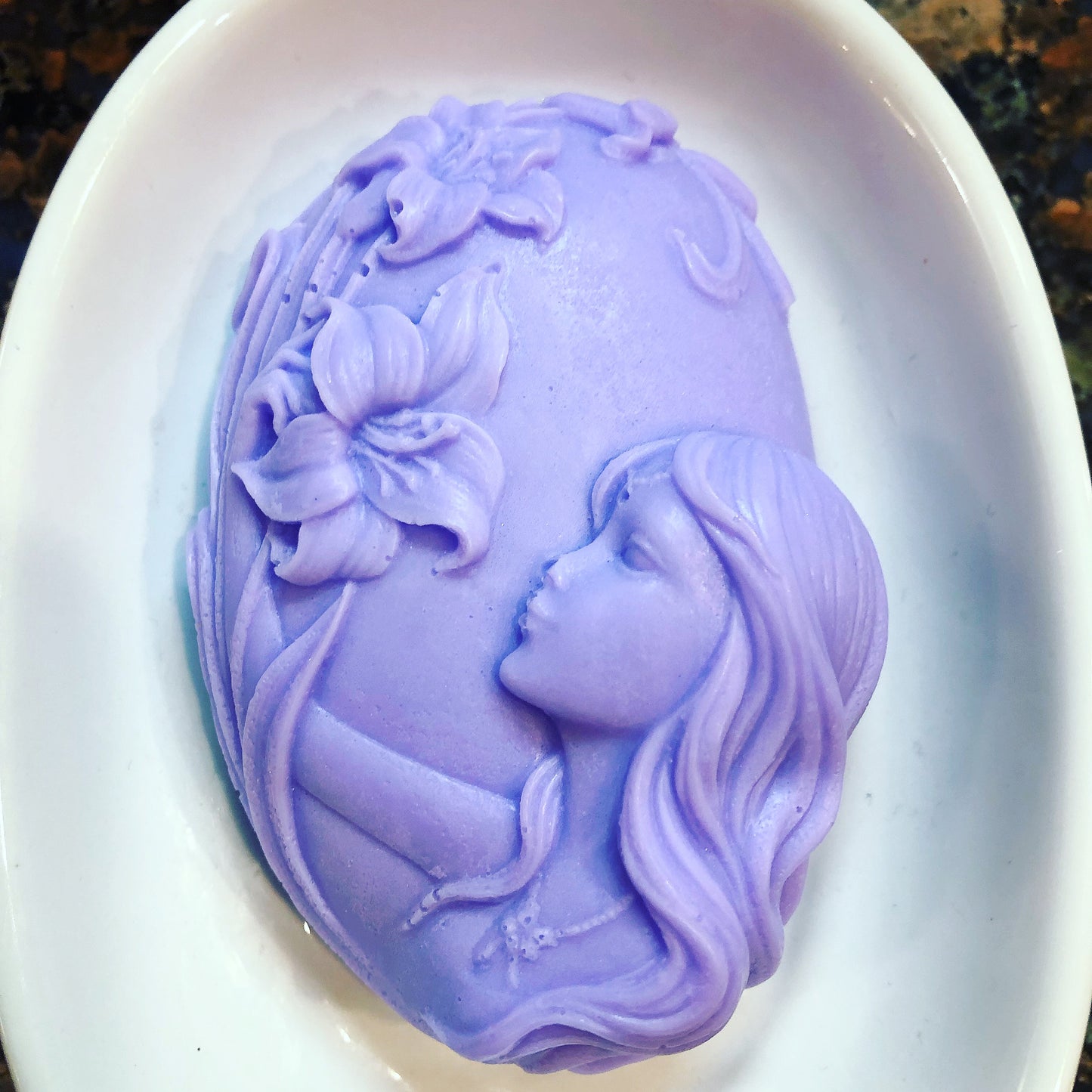 Oval Flower Fairy Soap