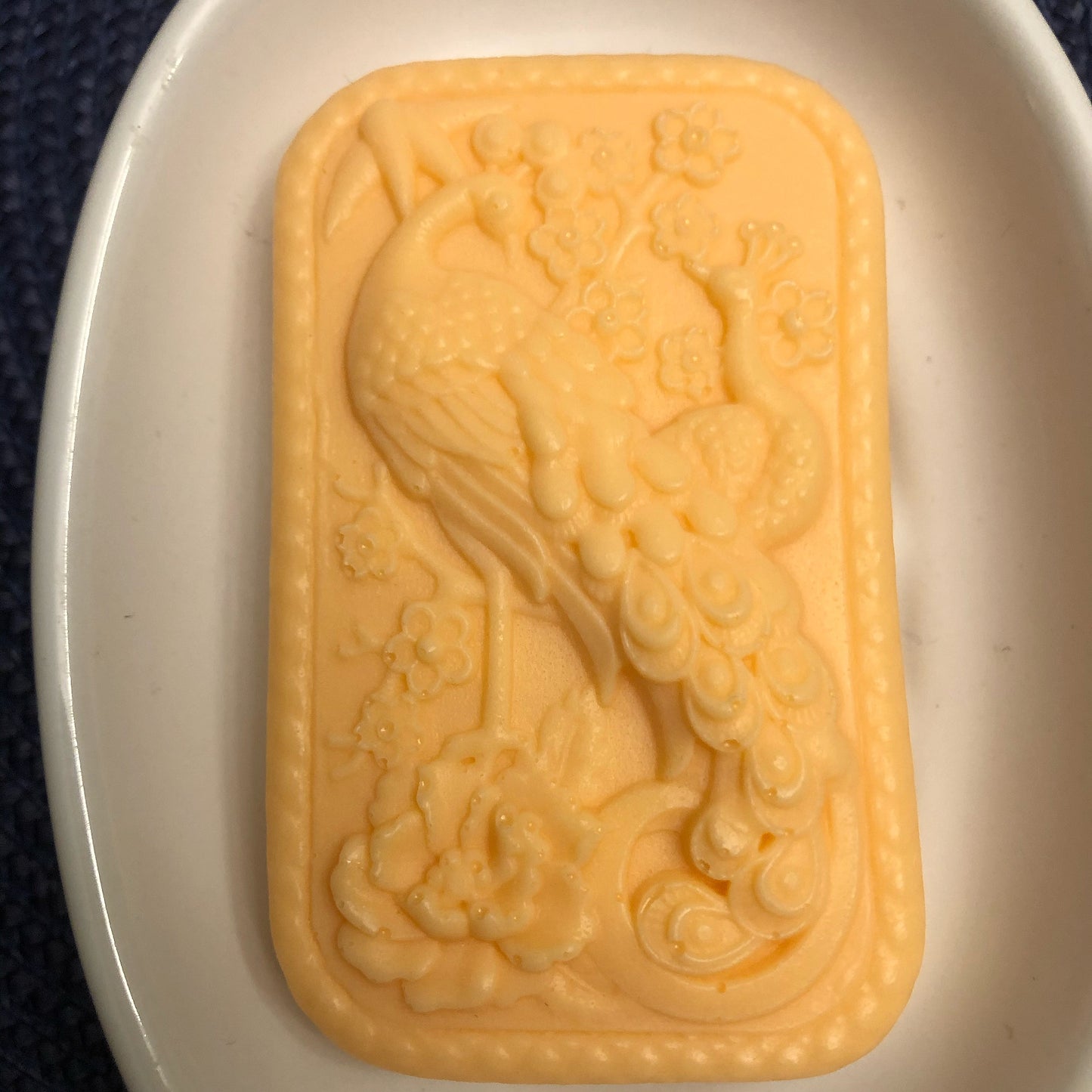 Rectangular Peacock Soap
