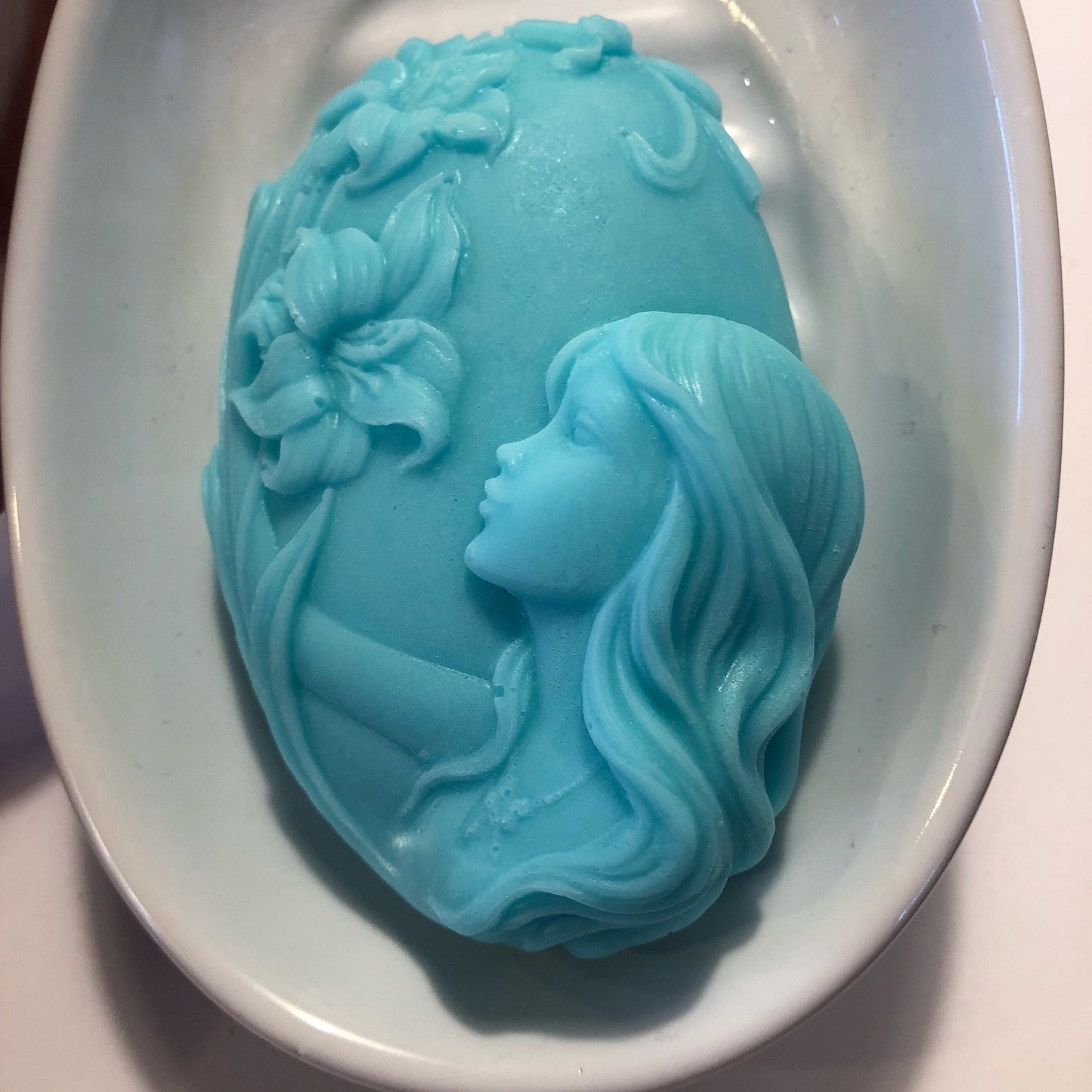 Oval Flower Fairy Soap