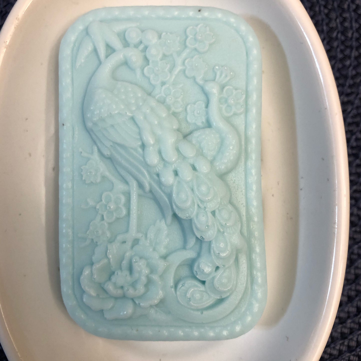 Rectangular Peacock Soap