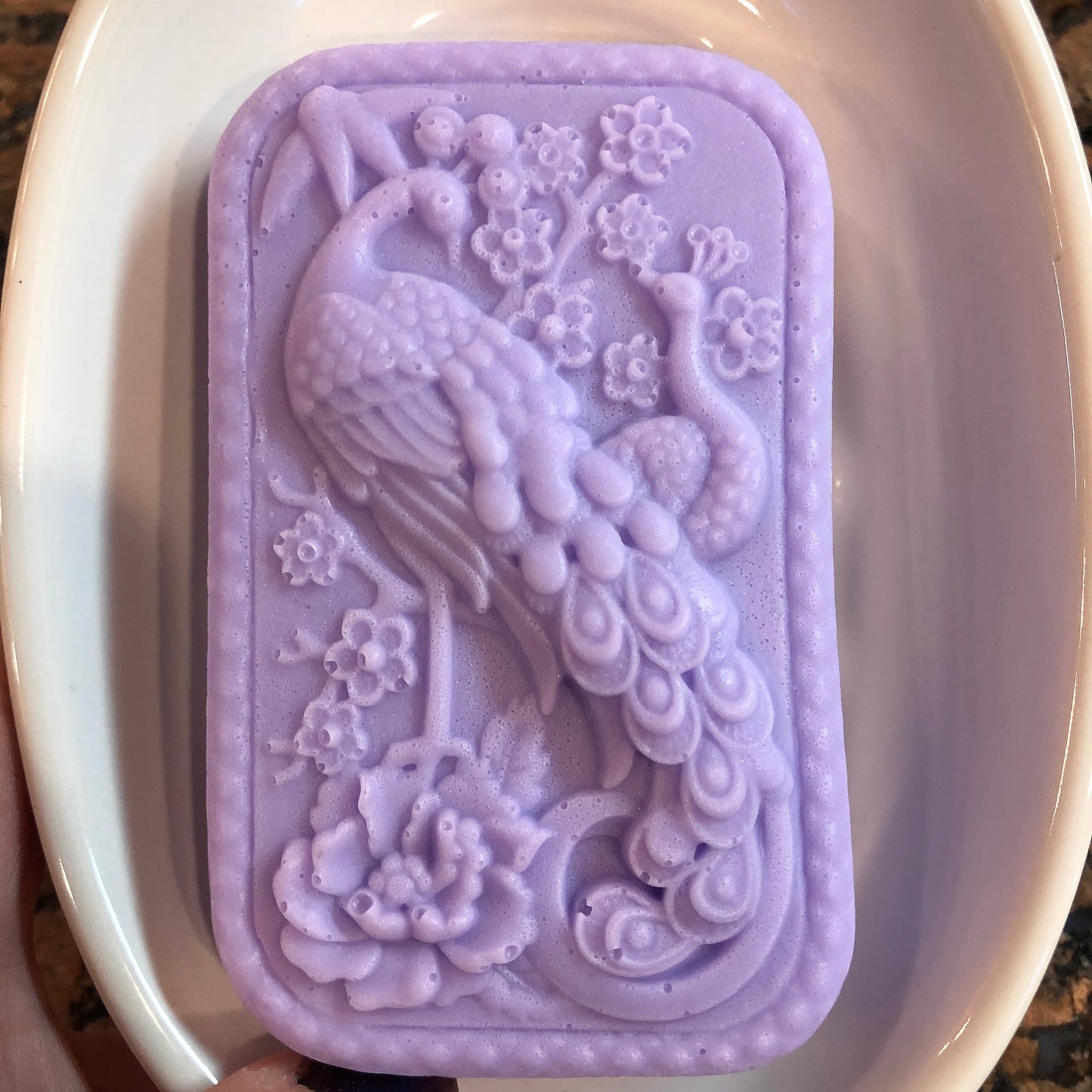 Rectangular Peacock Soap