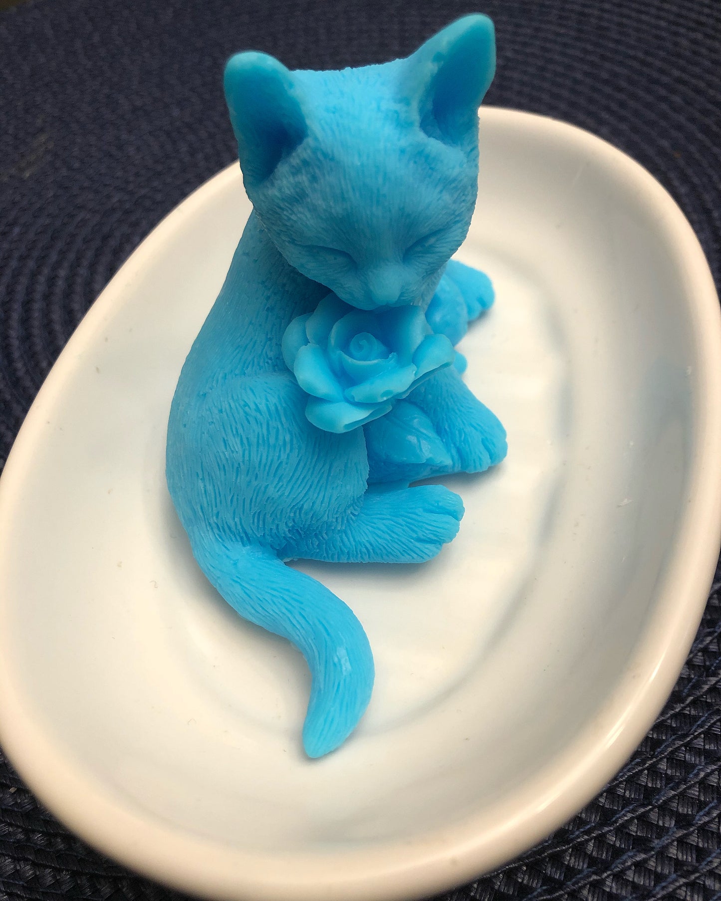 Kitty With A Rose Soap