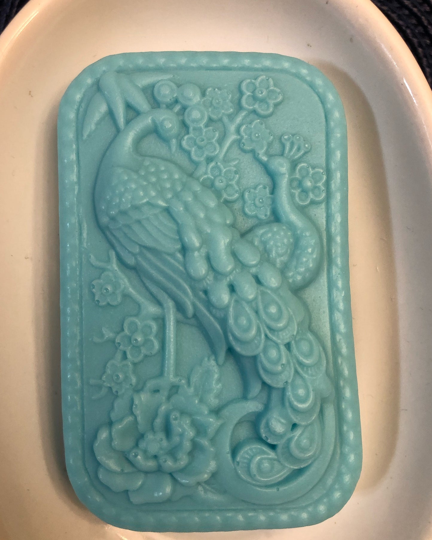 Rectangular Peacock Soap