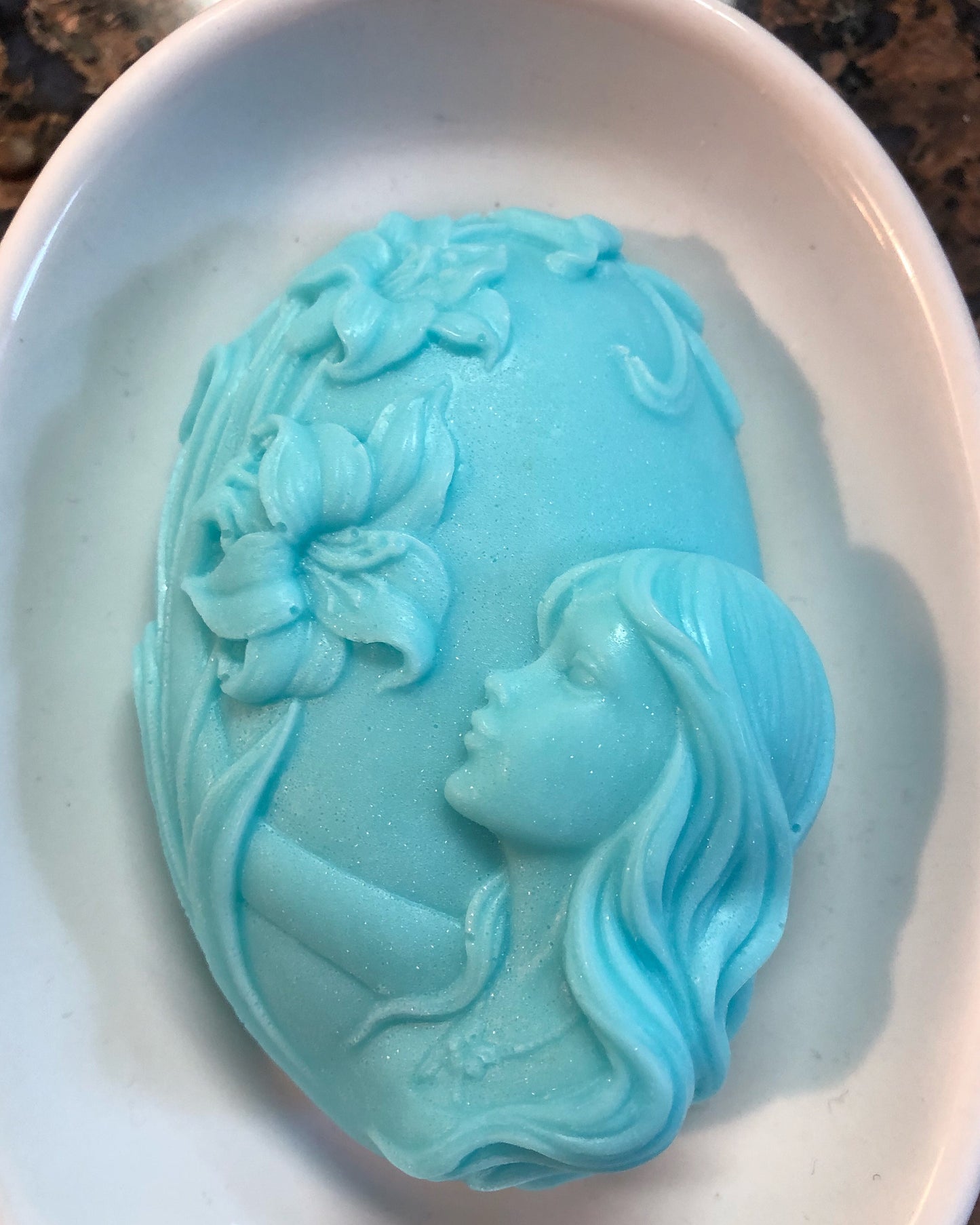 Oval Flower Fairy Soap