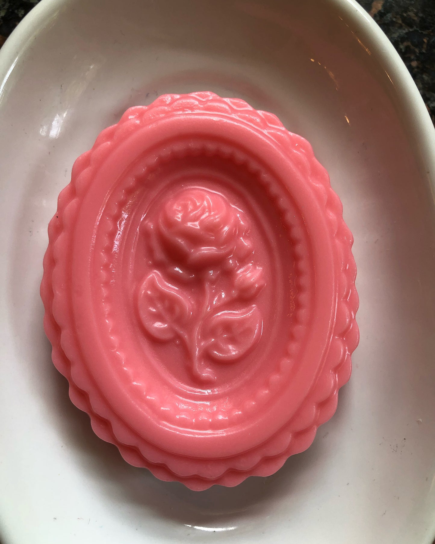 Oval Rose Soap