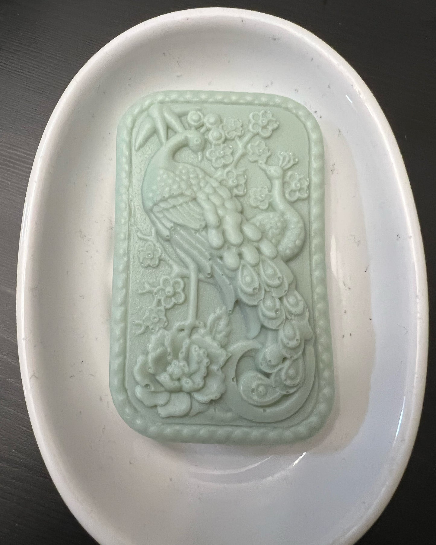 Rectangular Peacock Soap