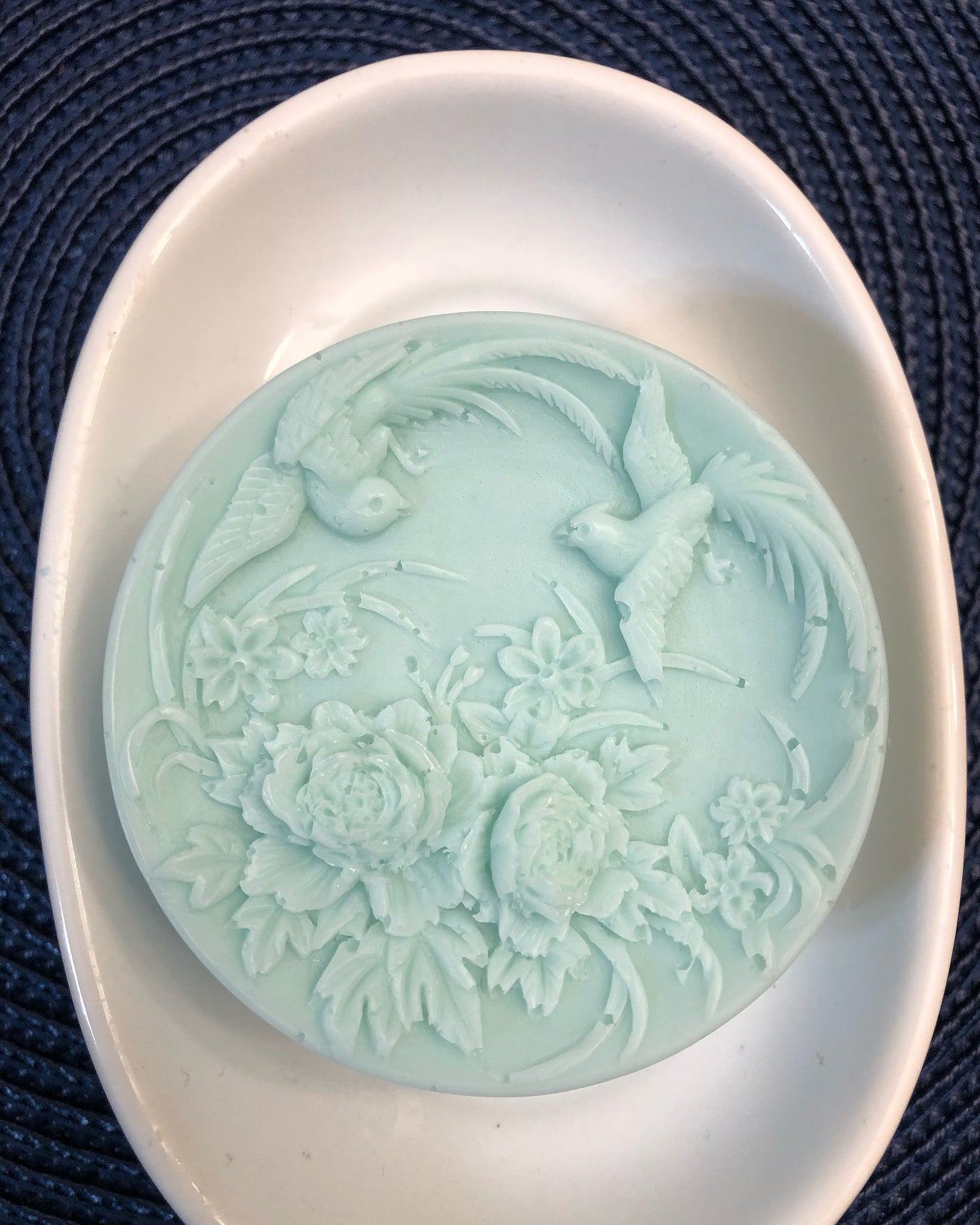 Birds Among Flowers Soap