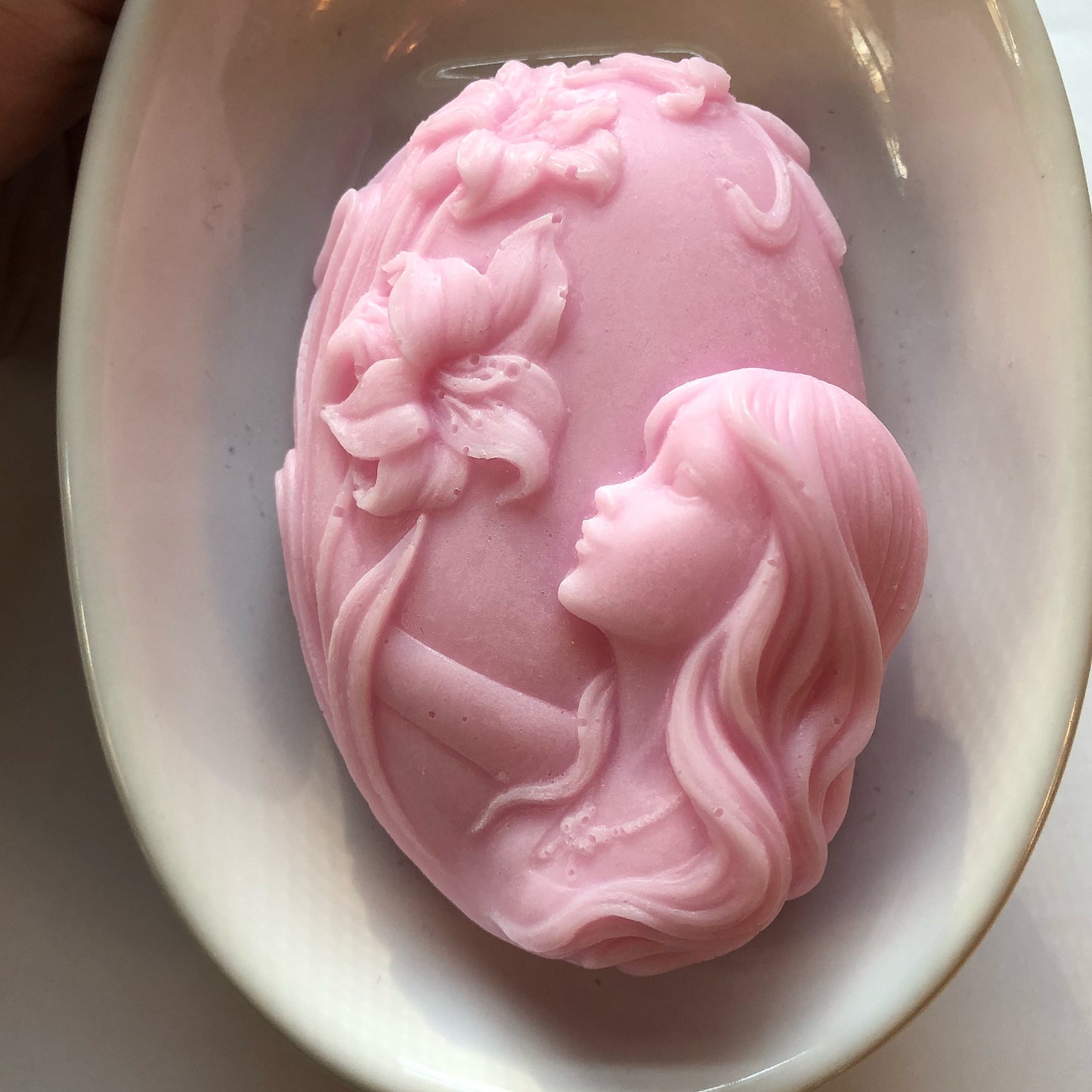 Oval Flower Fairy Soap