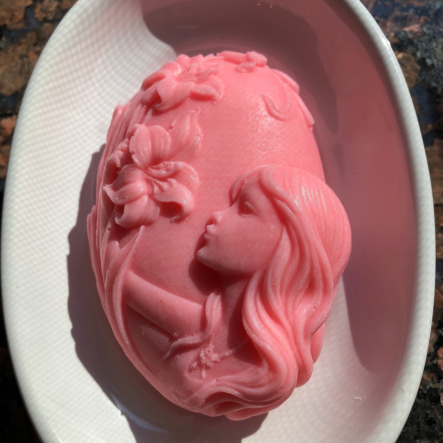 Oval Flower Fairy Soap
