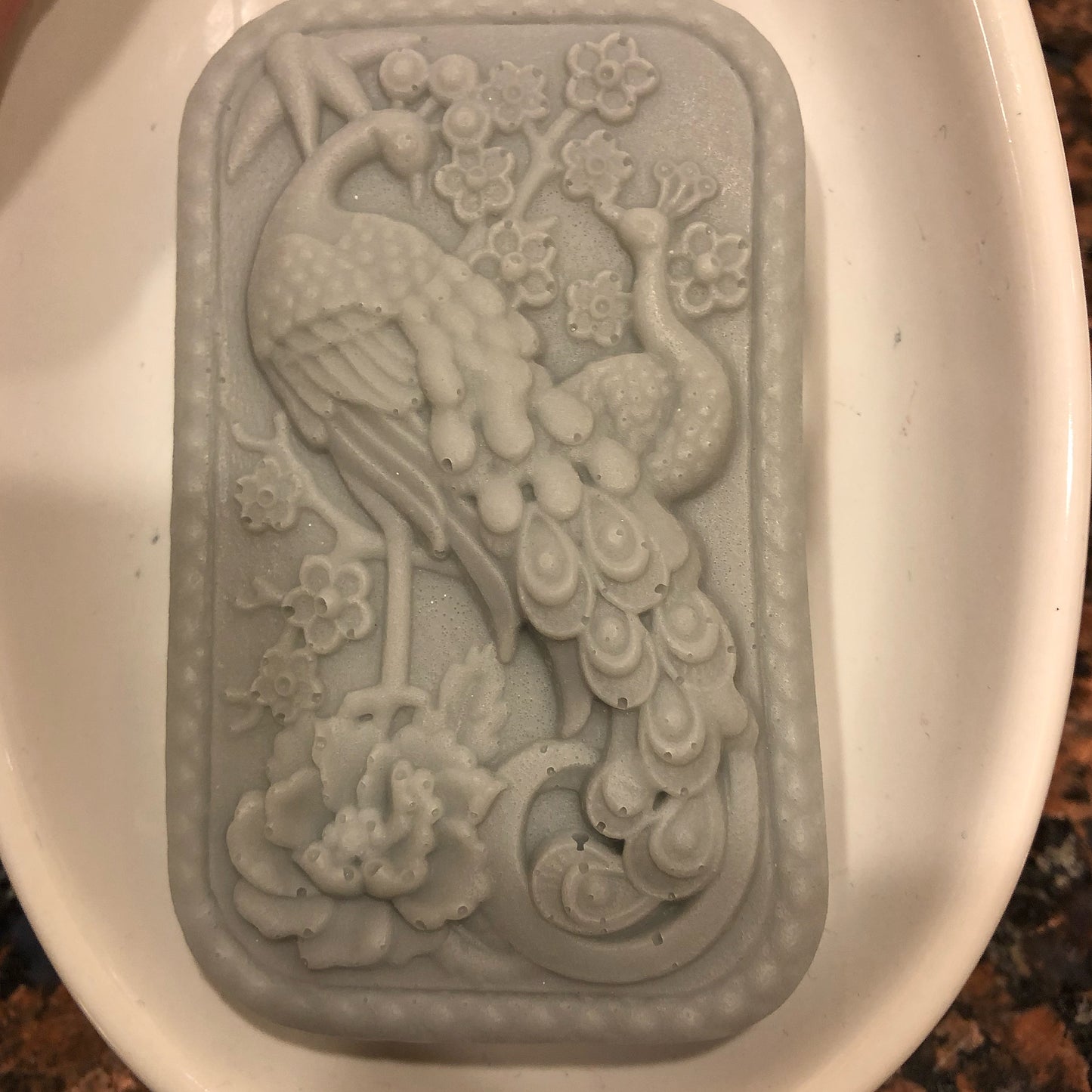 Rectangular Peacock Soap