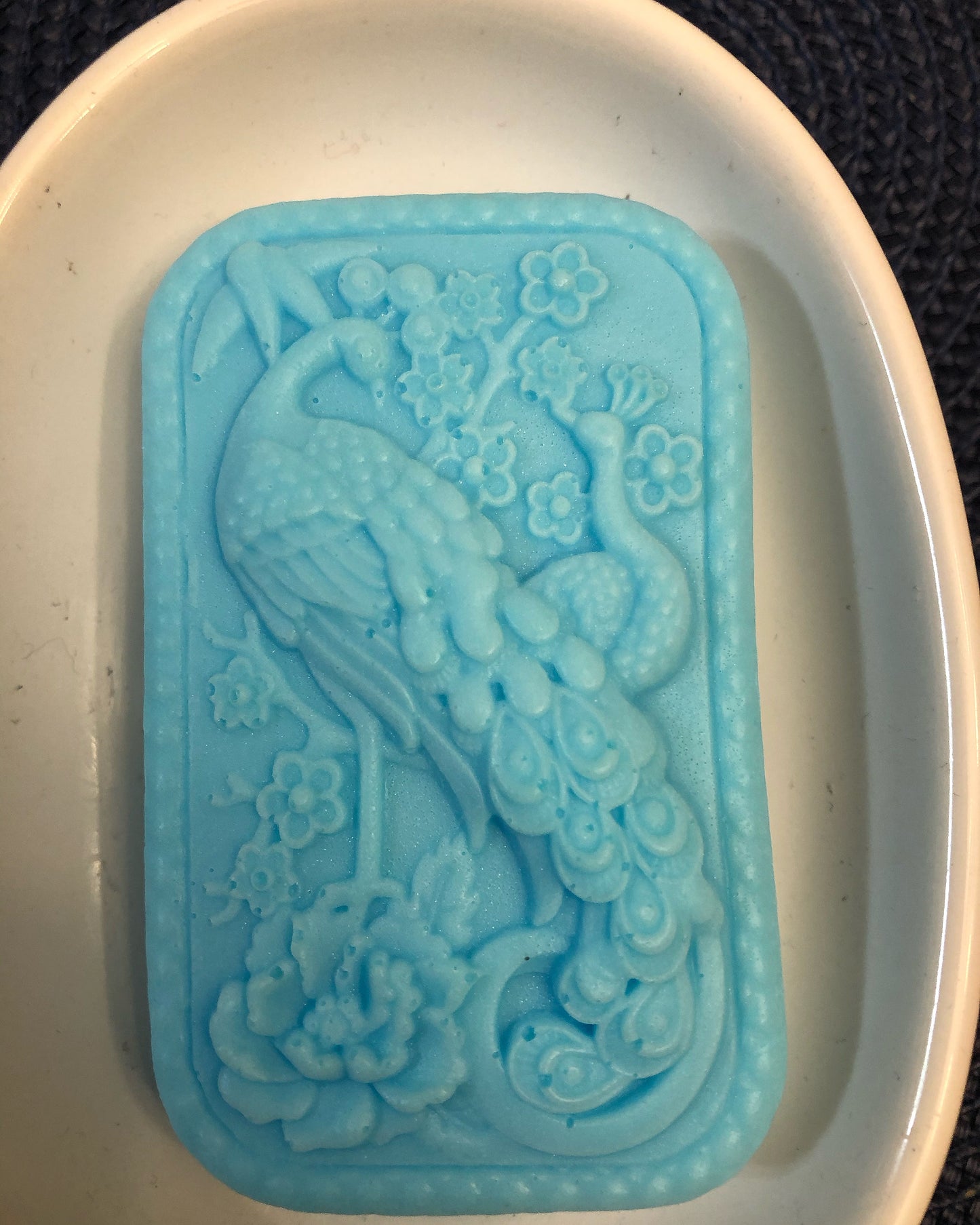 Rectangular Peacock Soap
