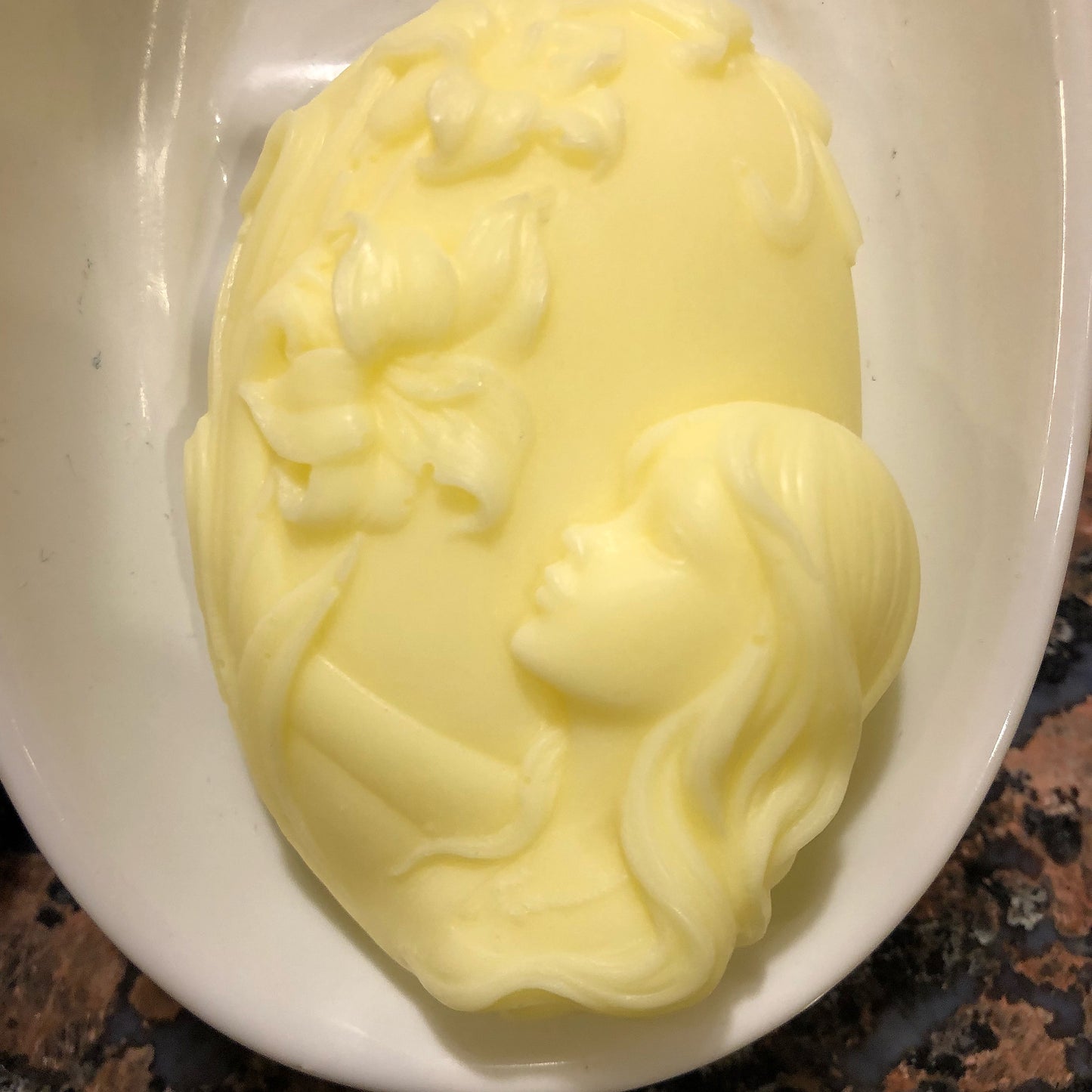 Oval Flower Fairy Soap