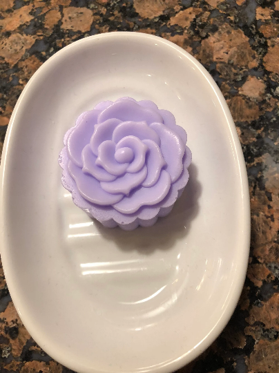 Flower Soap #1 of 4 (scalloped edge)