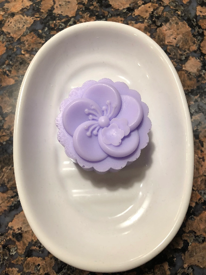 Flower Soap #2 of 4 (scalloped edge)