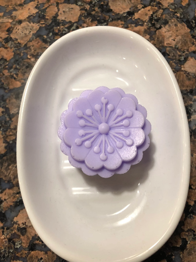 Flower Soap #3 of 4 (scalloped edge)