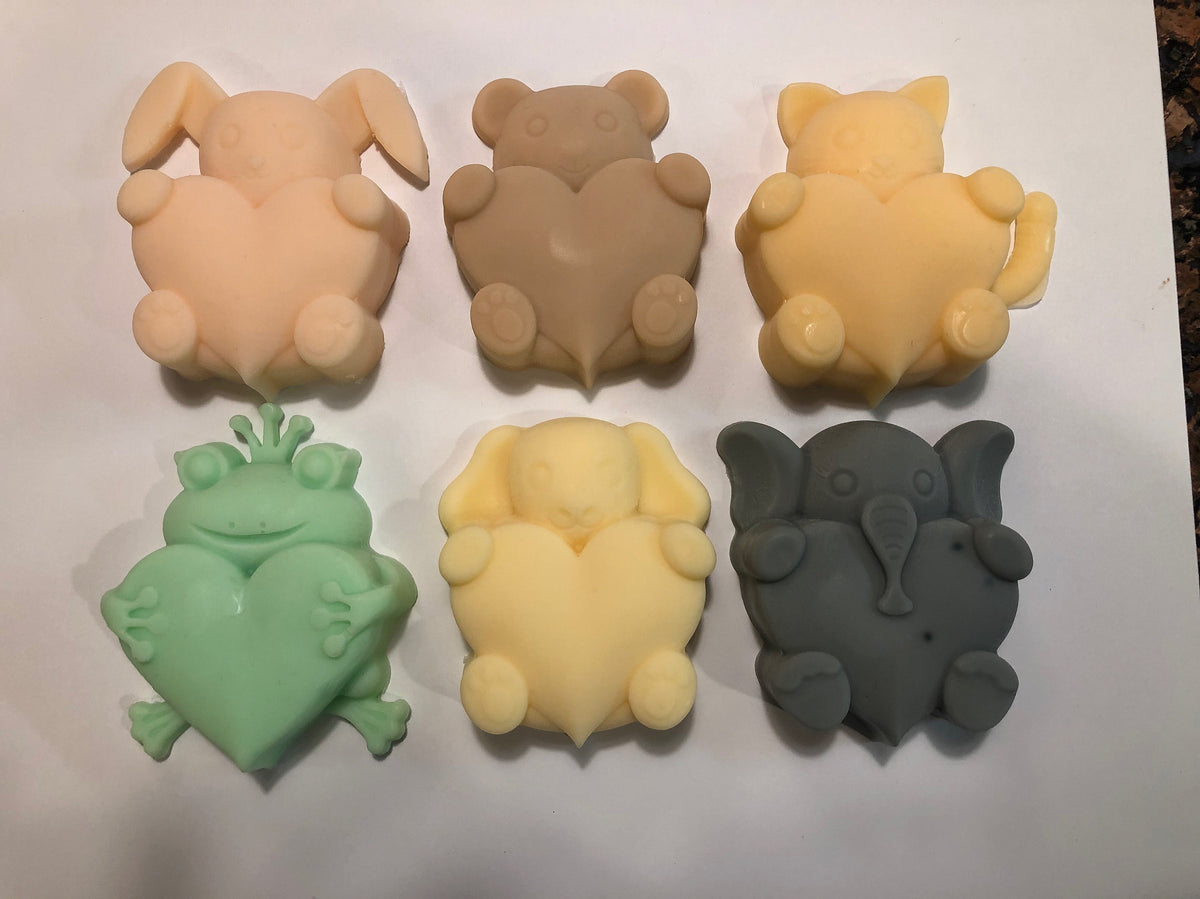 Bear Soap (Cute Animal Heart Set)