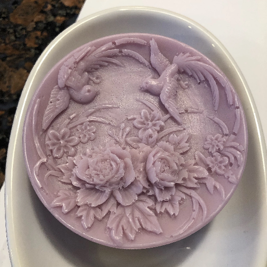 Birds Among Flowers Soap