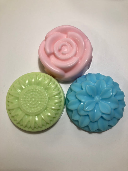 Flower Soap Trio (Rose, Dahlia, Daisy)