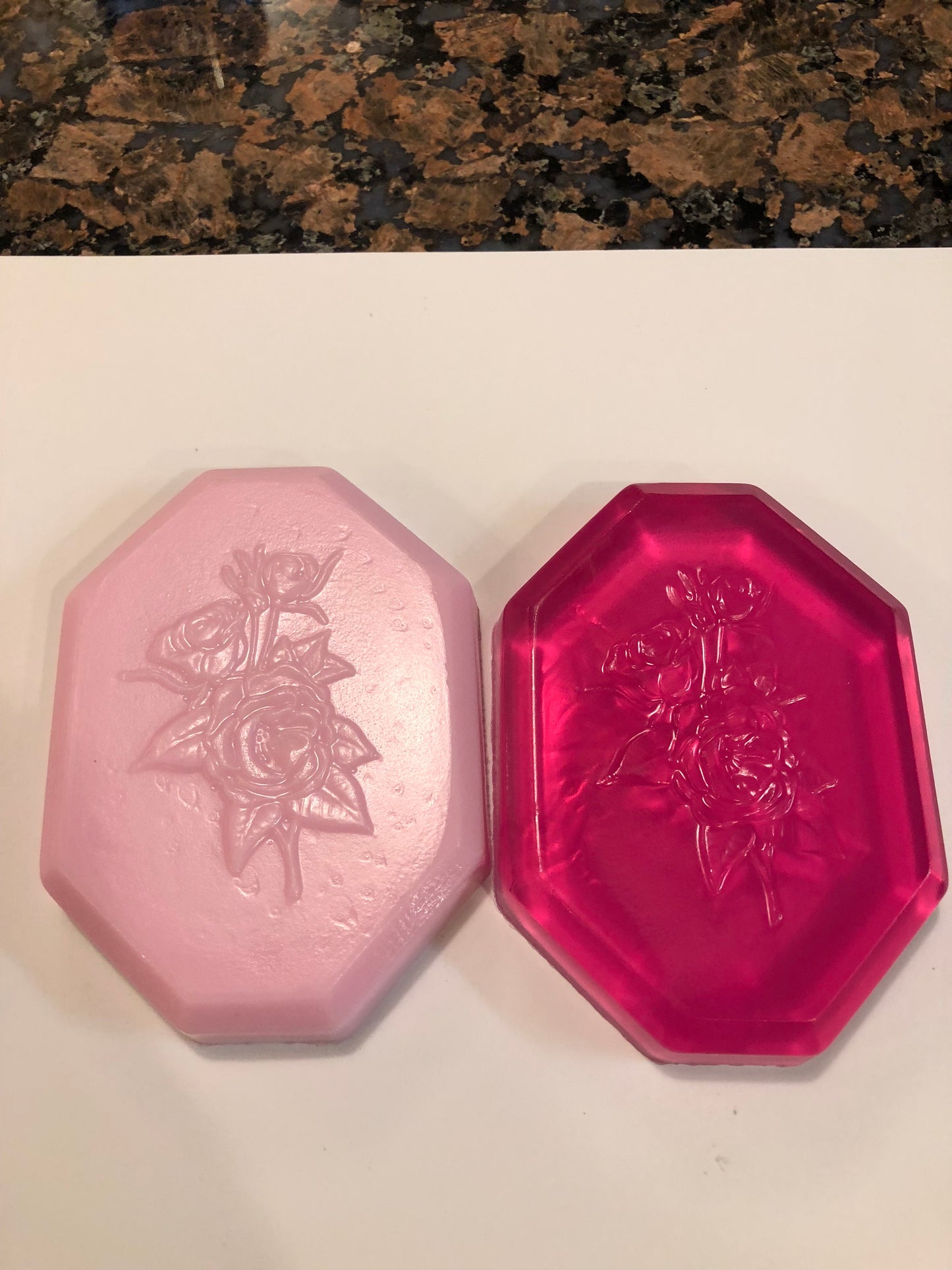 Octagonal Rose Soap