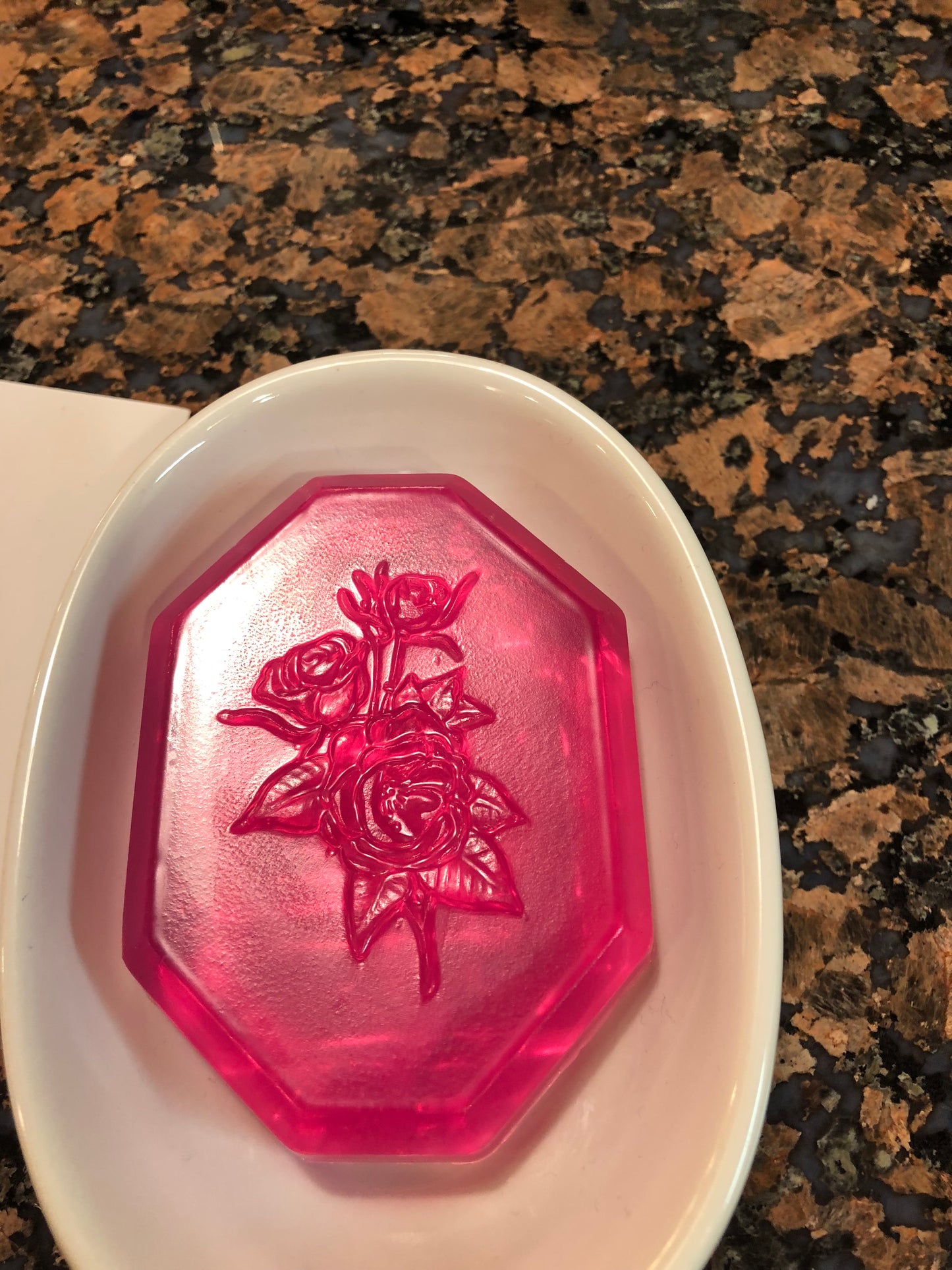 Octagonal Rose Soap