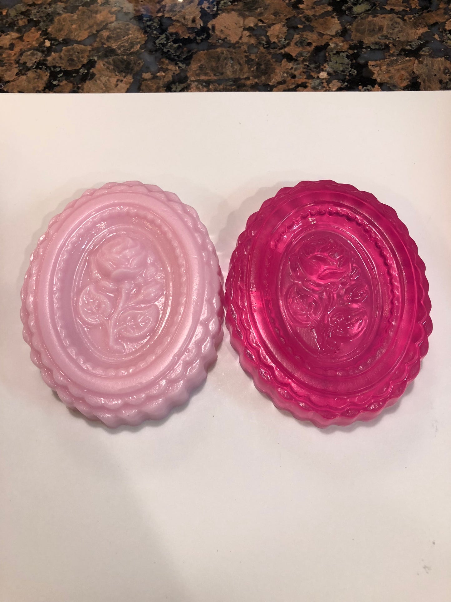 Oval Rose Soap