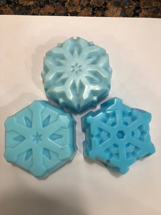 Snowflake Soap (set of three)