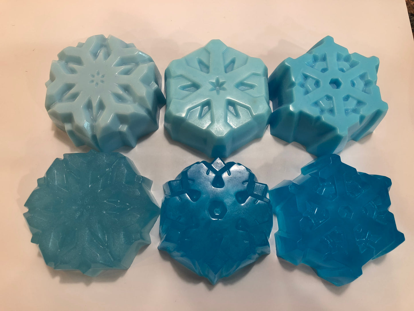 Snowflake Soap (set of three)