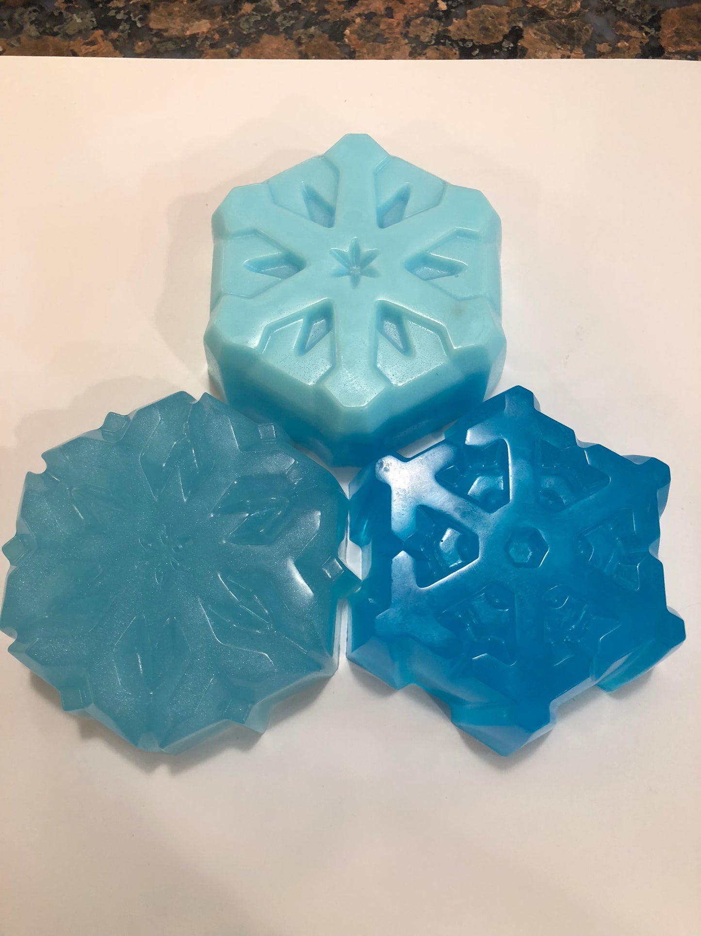 Snowflake Soap (set of six)