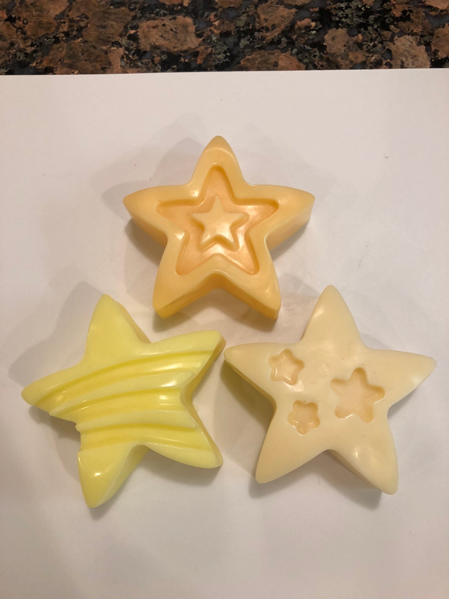 Star Soap Trio (set of six)