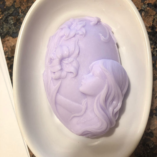 Oval Flower Fairy Soap