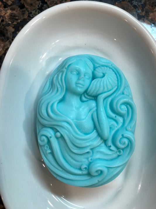 Mermaid Holding A Conch Shell Soap