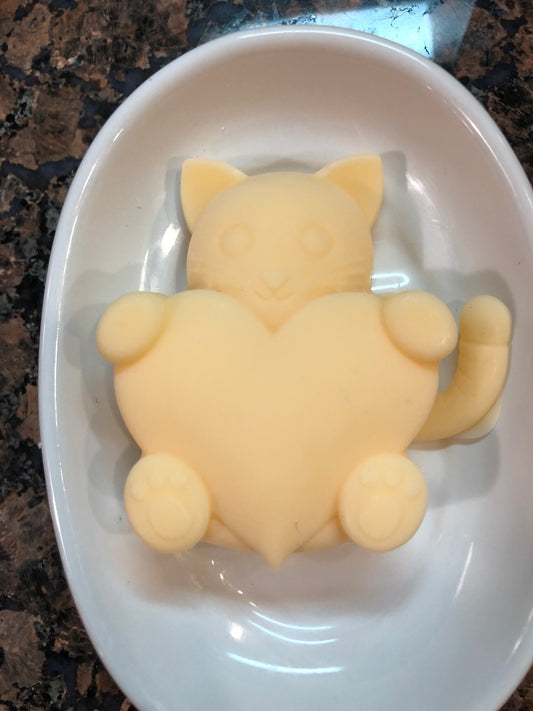 Kitty Soap (Cute Animal Heart Set)
