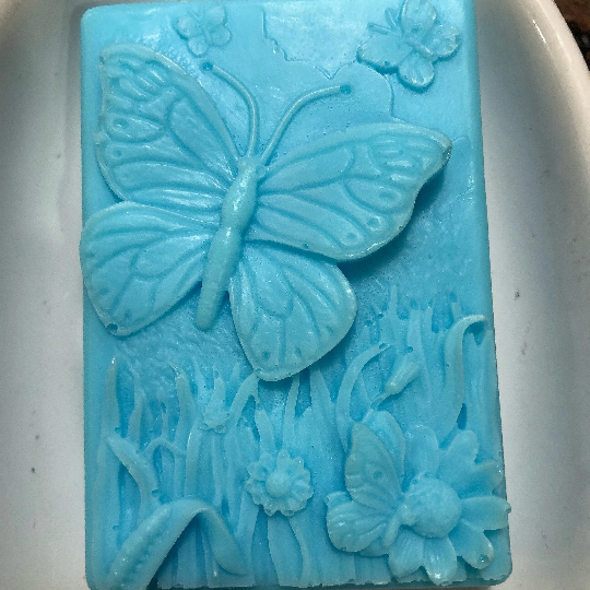 Butterfly In A Meadow Soap