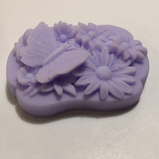 Butterfly On Flowers Soap