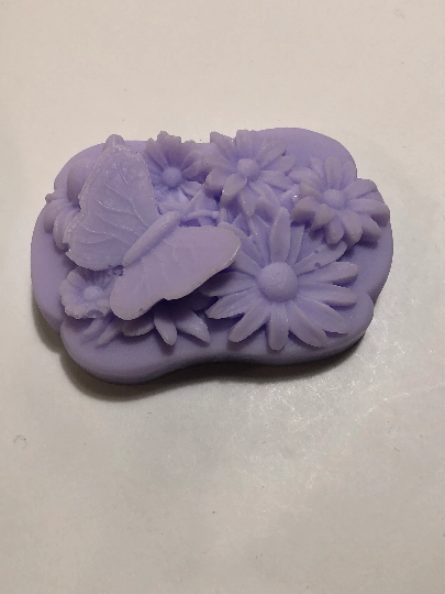 Butterfly On Flowers Soap