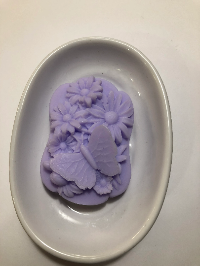 Butterfly On Flowers Soap