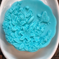 Butterfly Over Flowers Soap (scalloped edge)