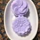 Flower Soap set of 4 (scalloped edge)