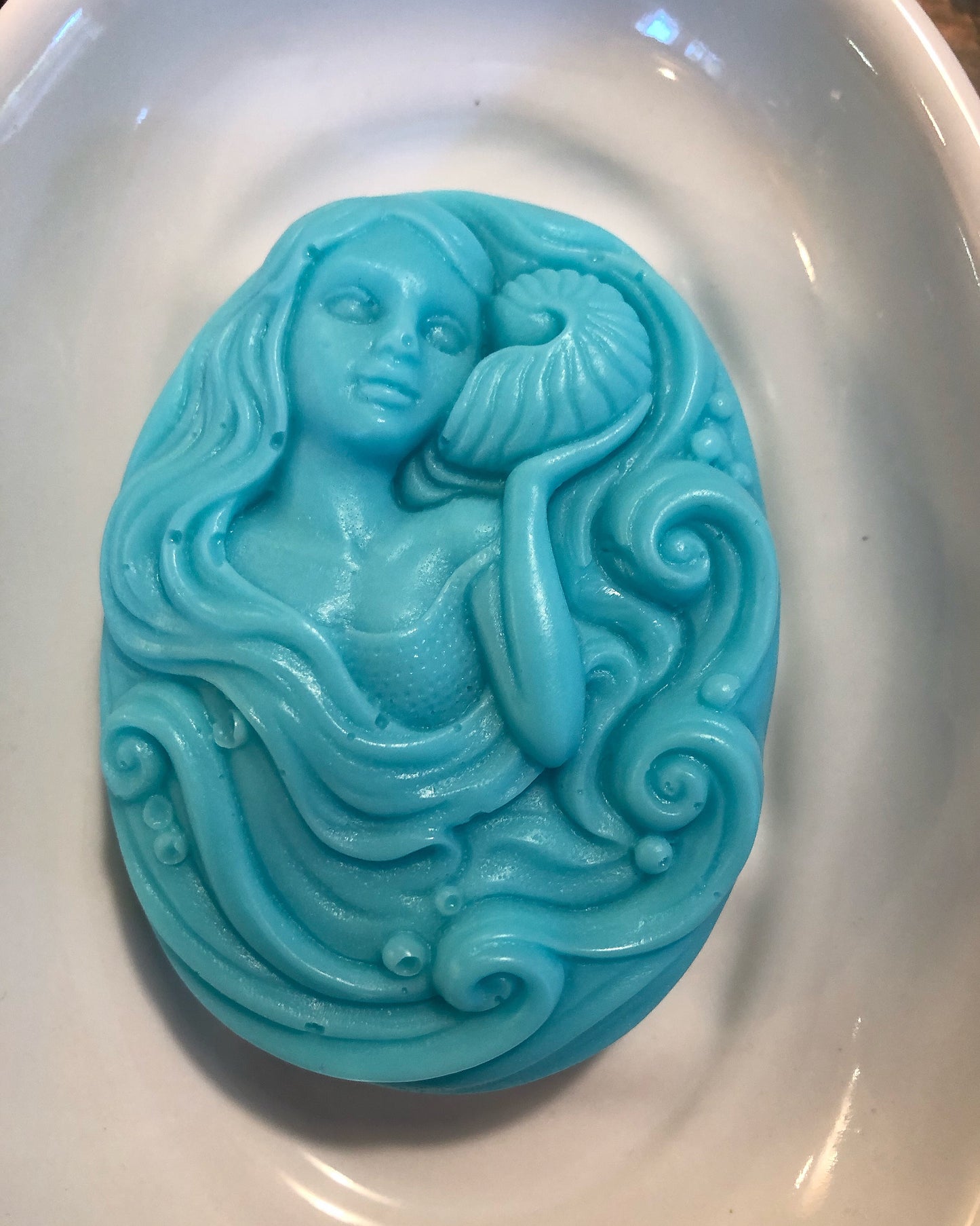 Mermaid Holding A Conch Shell Soap