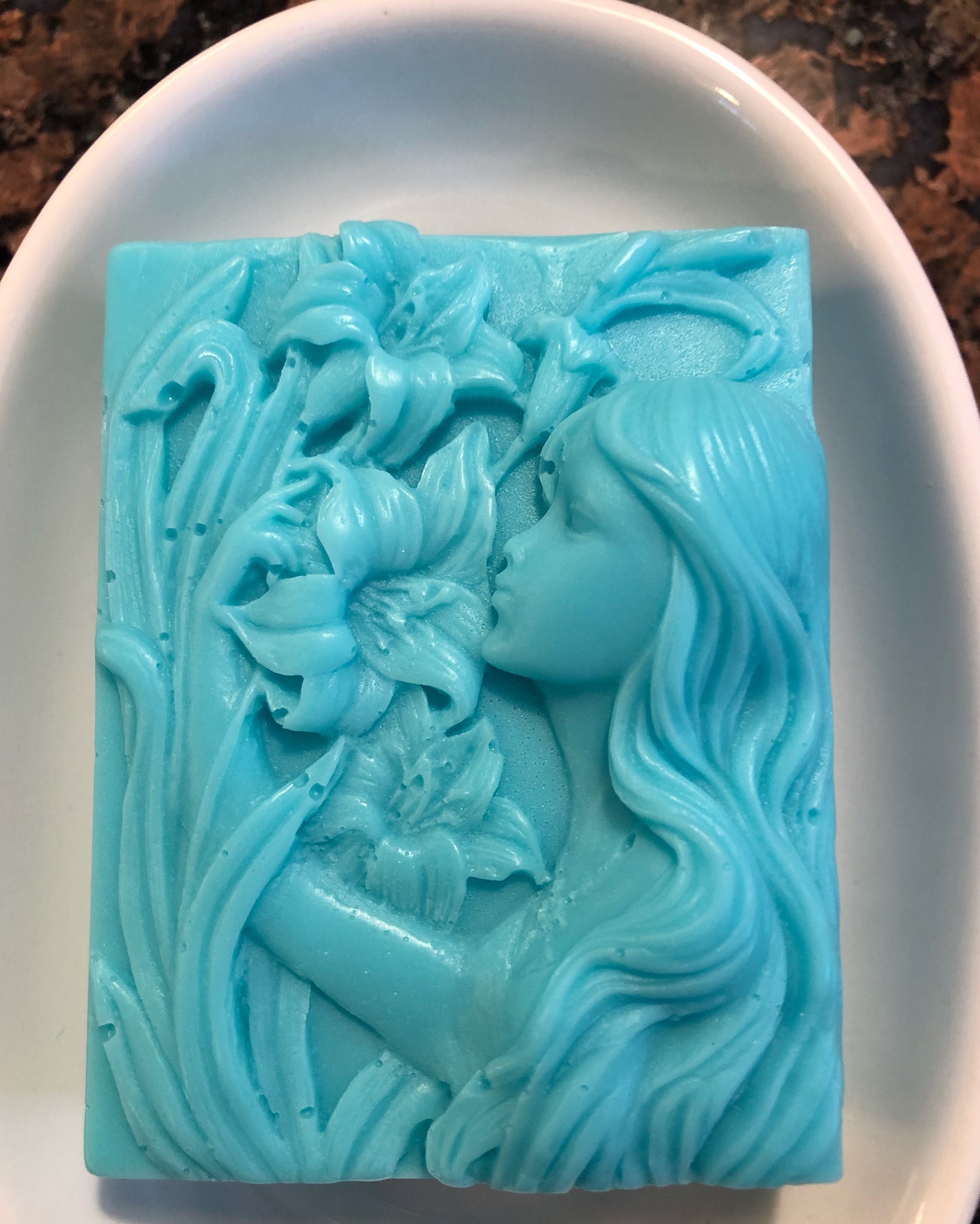 Rectangular Flower Fairy Soap