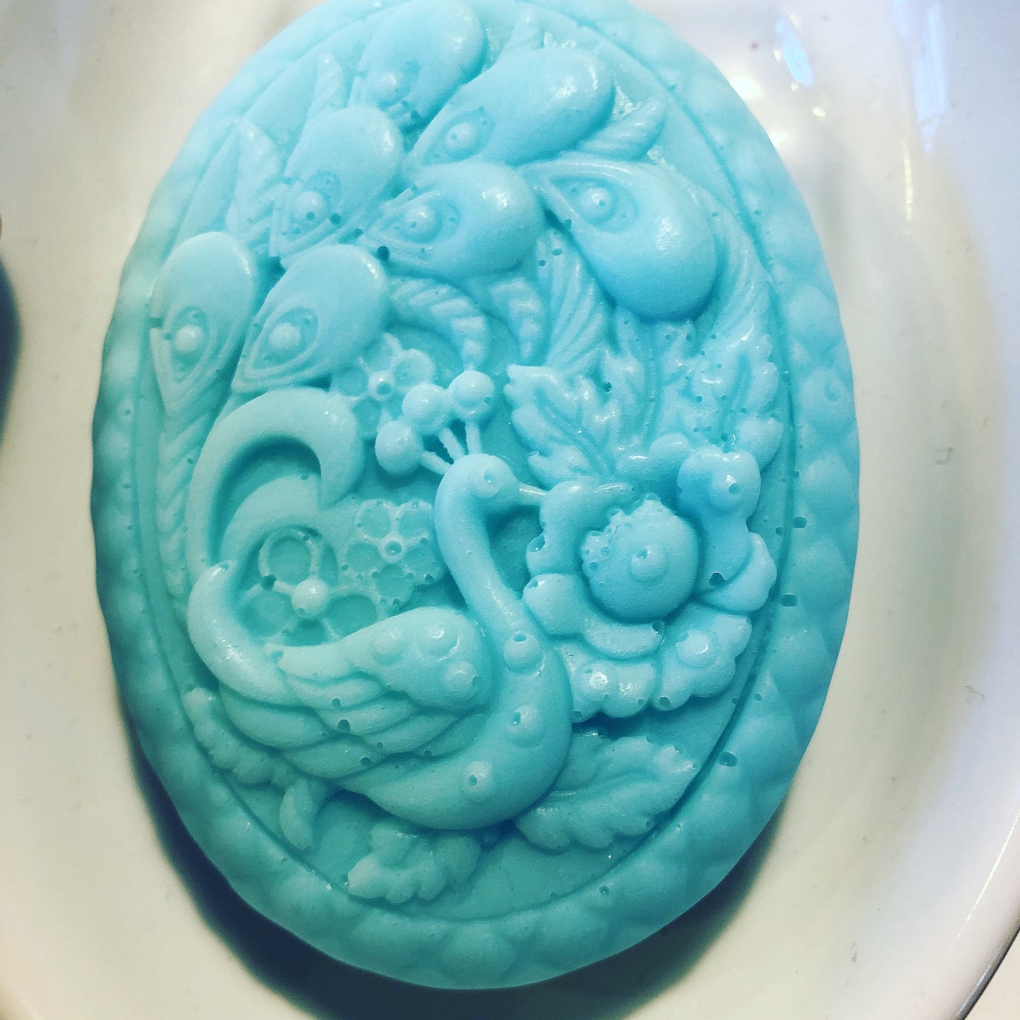 Oval Peacock Soap