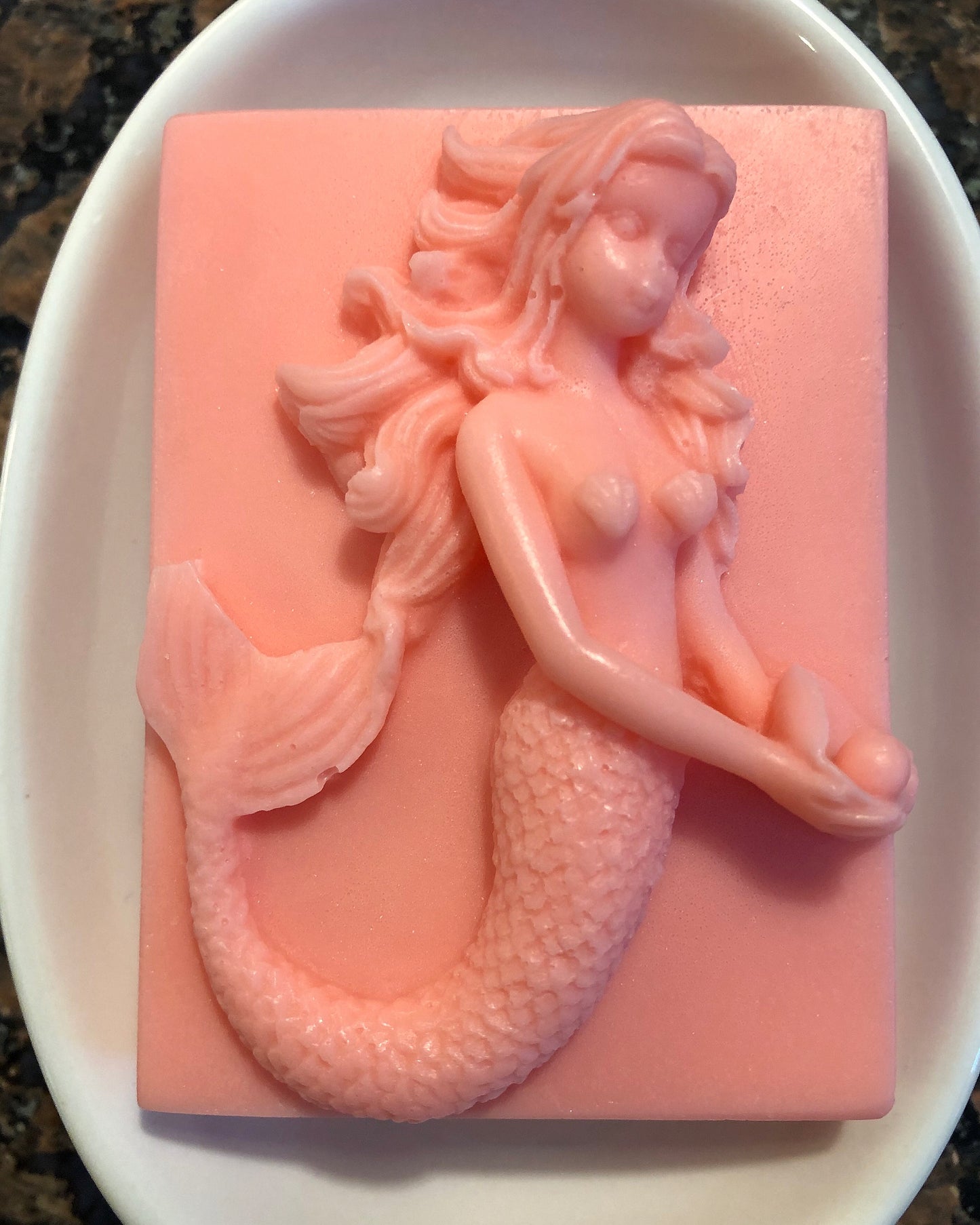 Mermaid Holding An Oyster Soap